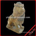 Life Size Decorative Marble Stone lion statues For Sale YL-D140